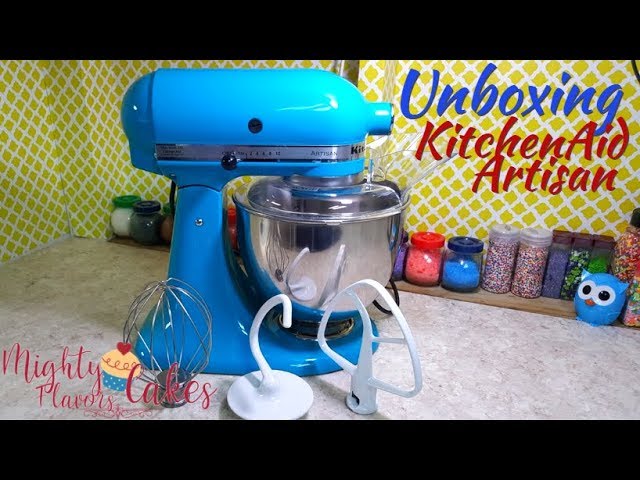 Unboxing || KitchenAid Artisan Stand Mixer. Ocean Drive AMAZON - YouTube