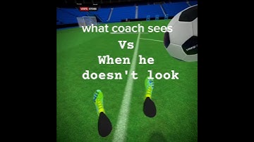 What Coach sees VS  not looking #vr  #vrfs #sports #virtualreality #soccer  #football #sportslife