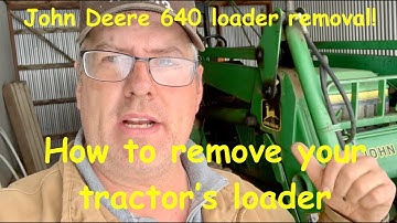 How to remove your tractor