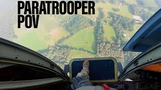 RAW VIDEO: See paratrooper's POV as he steps into the air Resimi