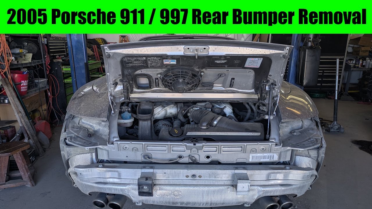 2005 Porsche 911 997 Rear Bumper Removal - YouTube