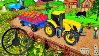 Real Tractor Driving Simulator - New Farming Games Android Gameplay screenshot 5