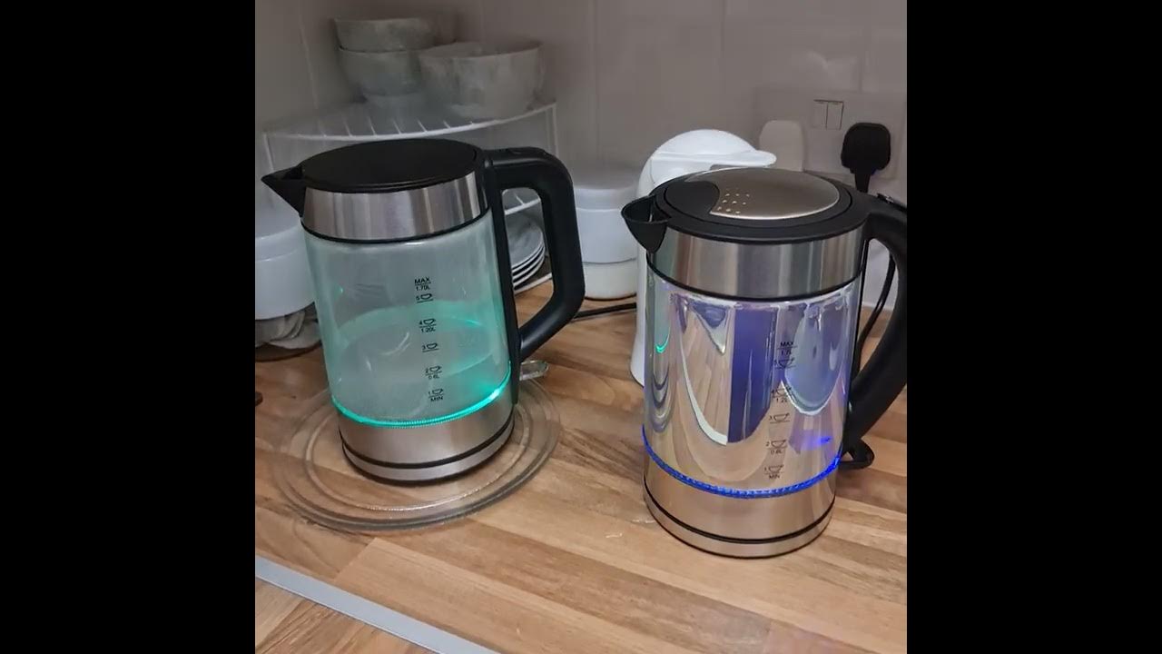 Glass Kettles, Colour Changing VS Iridescent.... YouTube