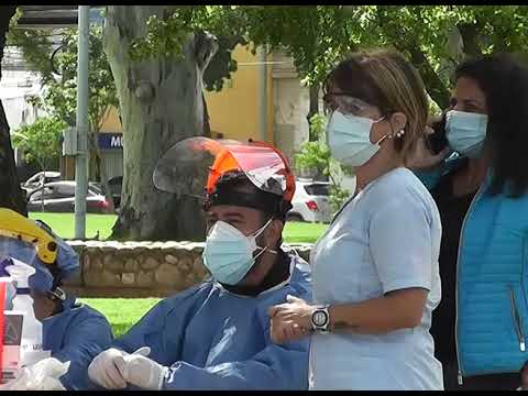 Dr  Diego Almada Coordinador sanitario Operativo en Las Varillas