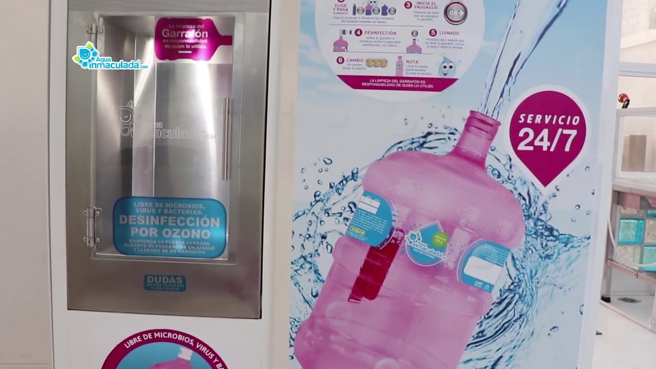 Smart Vending de Agua Inmaculada - YouTube