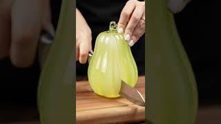 Glass Papaya Cutting ASMR 🍈 | Oddly Satisfying Fruit Slice | Relaxing Shorts for Sleep #asmr