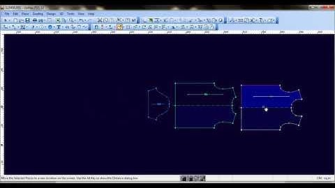 Optitex ND Move Piece tool, We can move pattern by this tool