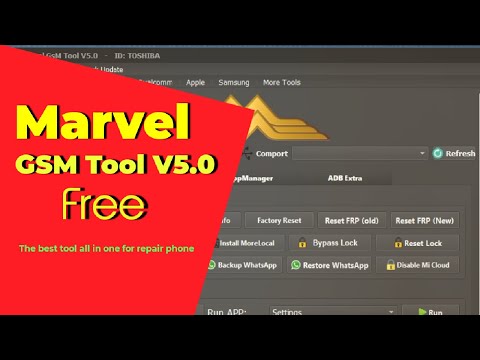 All in One MARVEL GSM TOOL V5.0 Free for repair Phone | 2022