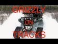 Yamaha Grizzly 700 On Tracks! - Camoplast Tatou T4S Tracks First Test Ride