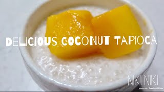 Japanese Mom making Coconut Tapioca in my Kitchen