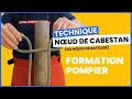 Comment FAIRE un NŒUD de CABESTAN COIFFÉ (ou nœud de batelier) ? ı Formation sapeur-pompier