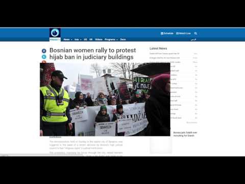 სარაევოში მუსლიმმა ქალებმა საპროტესტო აქცია გამართეს