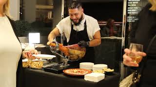 Live Jamón Ibérico Carving at a Special Event | Chef Raymond x Paella Lifestyle