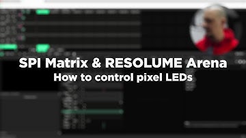 Resolume Arena and SPI Matrix/REACTIVO Art-net LED Controllers
