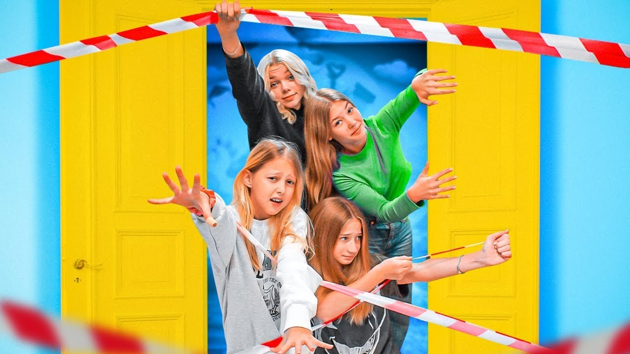 Dividimos la casa en partes 😱 24 horas atrapados en una zona restringida | Historias de Amelka