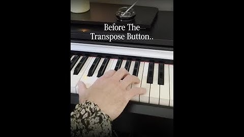 Before The Transpose Button