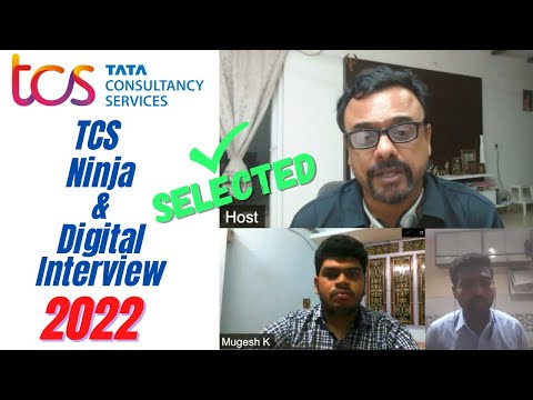 TCS Interview 2022 | TCS NINJA & DIGITAL Interview 2022 | TCS Interview for freshers 2022