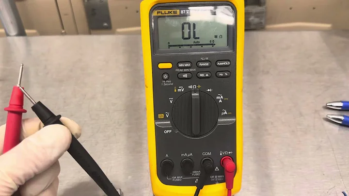 How to use the Fluke 87V Multimeter