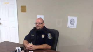 Slocomb Police Holds Press Conference Asking for the Public's Help