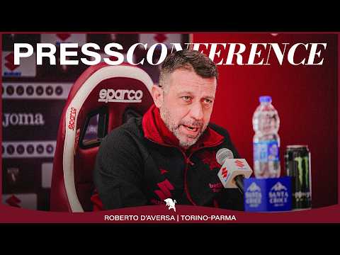 D'Aversa in conferenza alla vigilia di Torino Parma