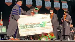 HBCU Receives almost QUARTER BILLION DOLLAR Check at Graduation | HBCUGameDay.com