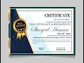 👉 Certificate Design in MS Word 😱 Professional Landscape Size (Step by Step)