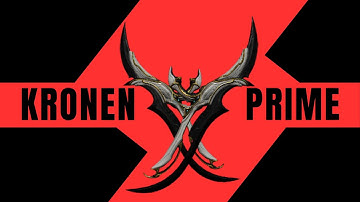 Warframe 2023 Kronen Prime Build