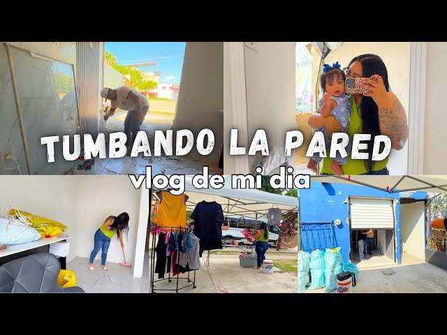 Tumbamos la pared 😱 haciendo nuestro negocio ❤️ vlog de mi dia ✨