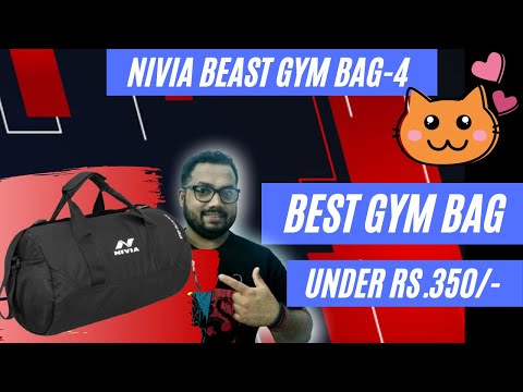 NIVIA Beast Gym Bag- 4 🎒|| 🔥Best Gym Bag under Rs.350/-🔥