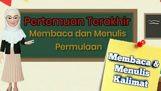 Belajar Membaca dan Menulis Kalimat Membaca Menulis Permulaan