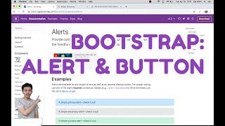 Belajar bootstrap #4: alert & button
