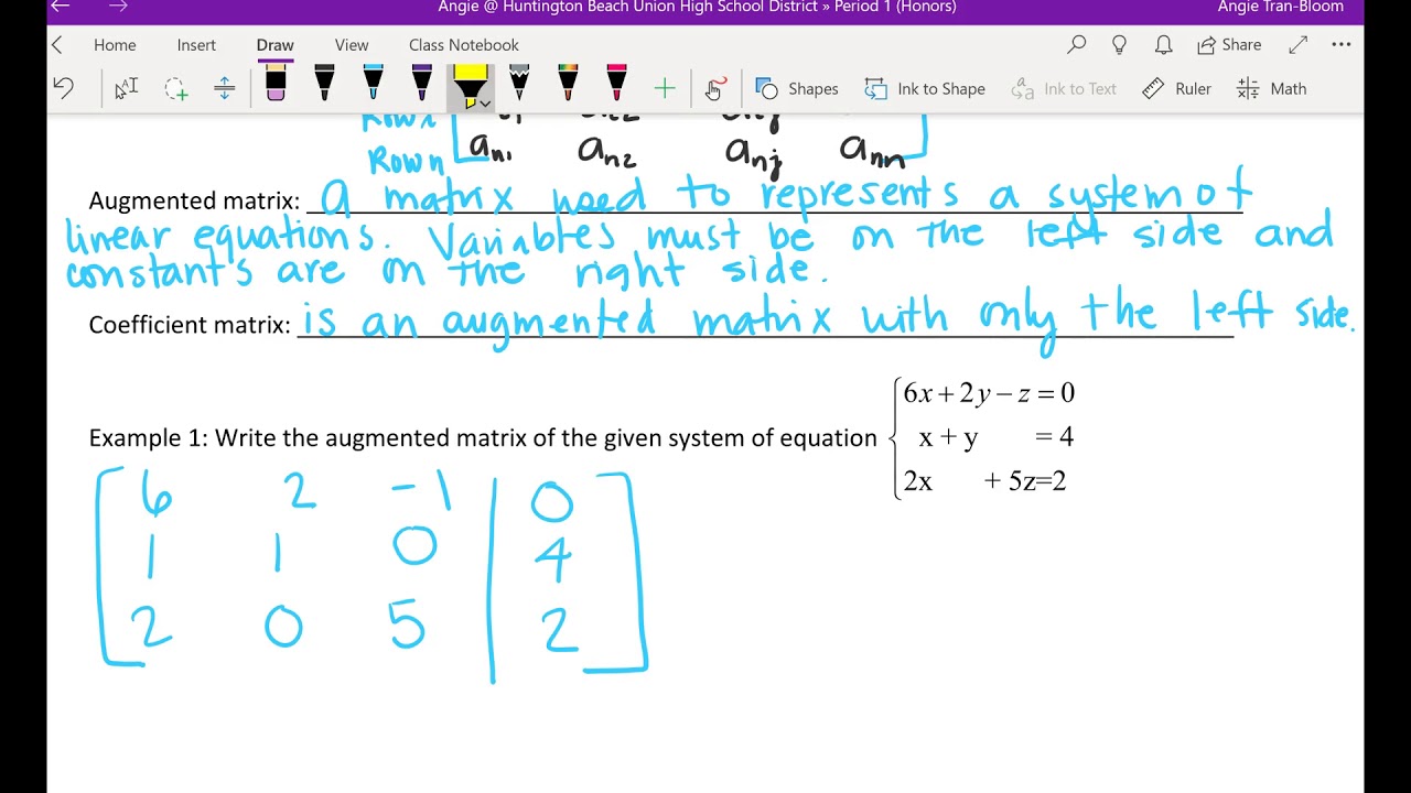 11-2 notes examples 1-3 precalculus Honors (live) - YouTube