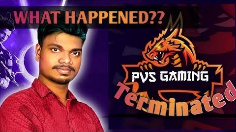 PVS Gaming Channel🐲 have been TERMINATED😱😱What Happens??