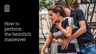 How to Perform the Heimlich Maneuver | In Case of Emergency | Mass General Brigham