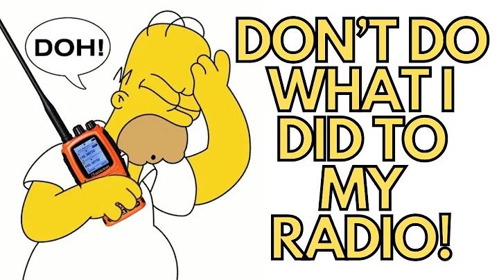 Don't Do What I Did To My Radio - Wouxun KG-UV9D Mate