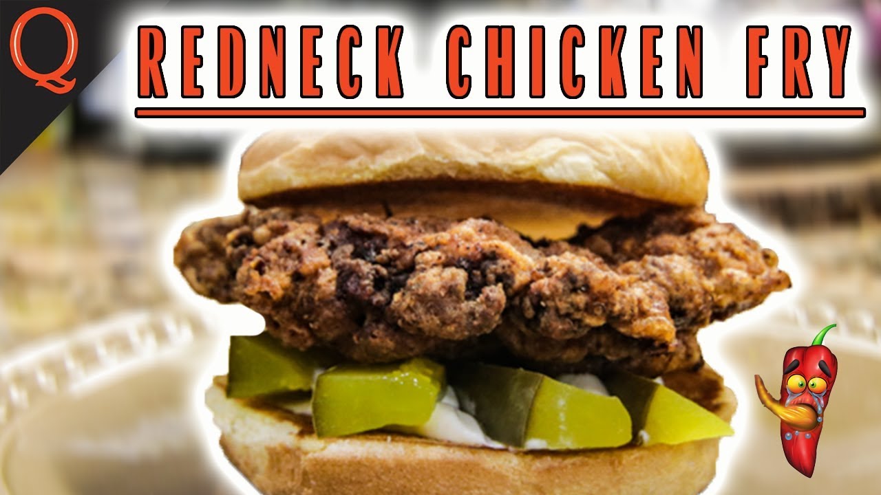 Chicken Fried Steak Sandwich #RedneckVersion - YouTube