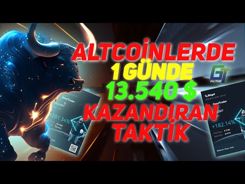 ALTCOİNLERDE 1 GÜNDE 13.540$ KAZANDIRAN TAKTİK #bitcoin #btc #ethereum #xrp #eth #kripto #altcoin