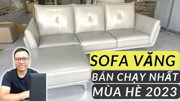 Trọn bộ sofa văng cực kì xinh xắn cho phòng khách nhỏ