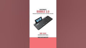 🔥 Portronics Bubble 3.0 Wireless Keyboard ONLY ₹999! Worth It? #keyboard #portronics