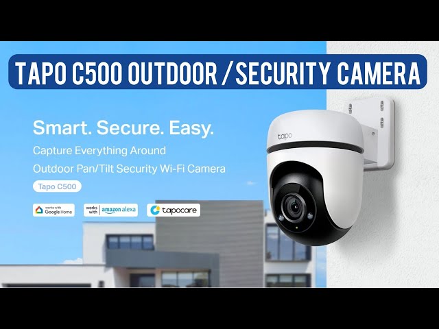TP-Link Tapo C500 1080p Outdoor Pan & Tilt Wi-Fi Security Camera with Night  Vision