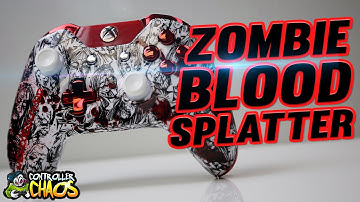 Custom Xbox One Controllers - Zombie Blood Splatter - Controller Chaos