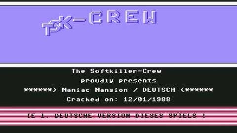 The Softkiller Crew (TSK) Intro 4 ! Commodore 64 (C64)