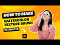 how to create watercolor brush in illustrator cs6