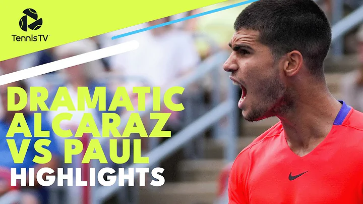 Carlos Alcaraz vs Tommy Paul: Dramatic Match! | Mo...