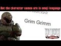 Doom Eternal, but the character names are in emoji language