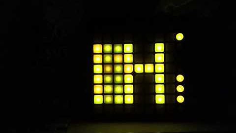 Scrolling text on the Novation Launchpad