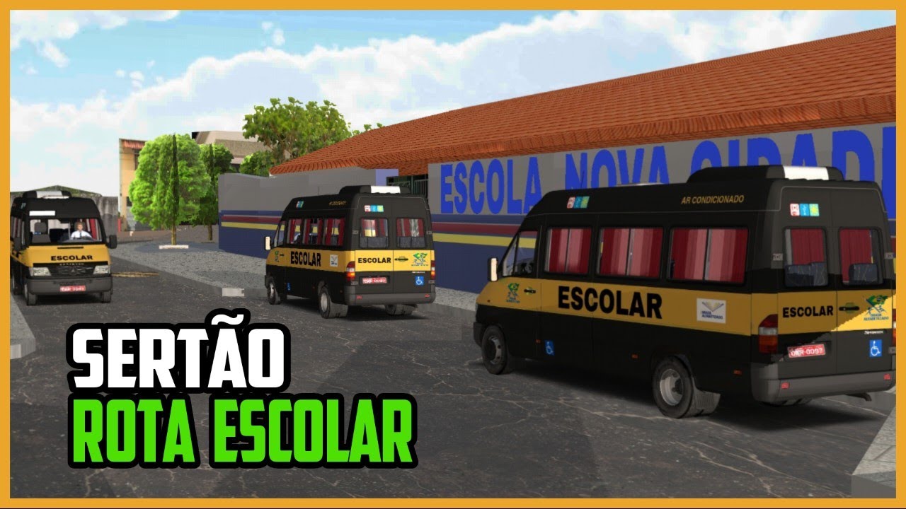 SKINS ESCOLARES PARA O [PROTON BUS SIMULATOR] 