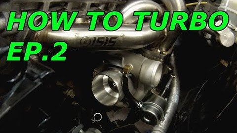 240SX KA24DE Turbo Build EP.2 (Turbo, manifold, Intercooler piping, oil feed)