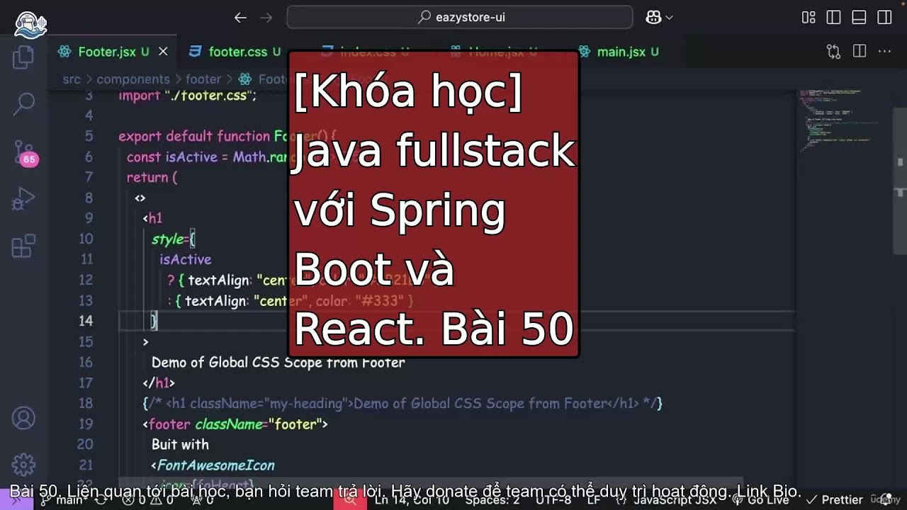 Bài 50-52: Java Fullstack với Spring Boot và React - YouTube