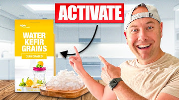 How To Activate Dehydrated Water Kefir Grains - DIY Kefir Water!